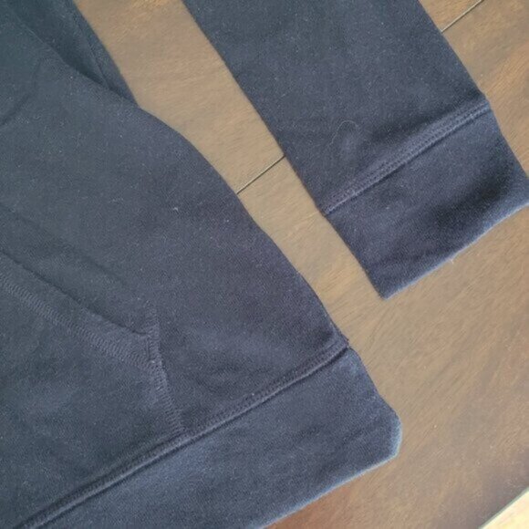 GAP Hoodie Women's Size XS Navy Blue Hooded Sweatshirt Pullover - Picture 4 of 6